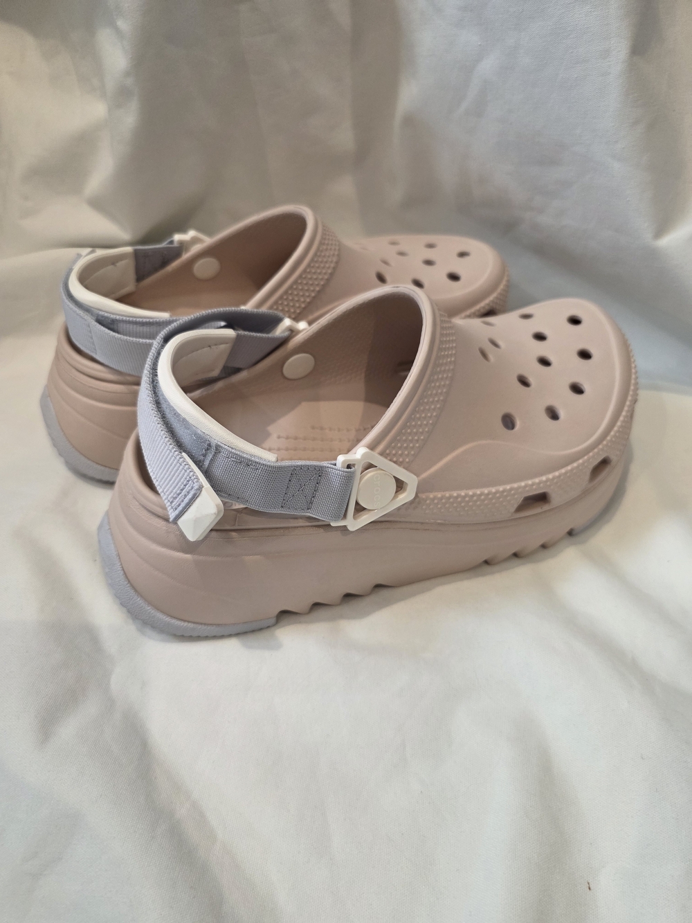 Crocs Hiker Xscape Colorblock Platform Slingback Clog Womens Size 7 Pink